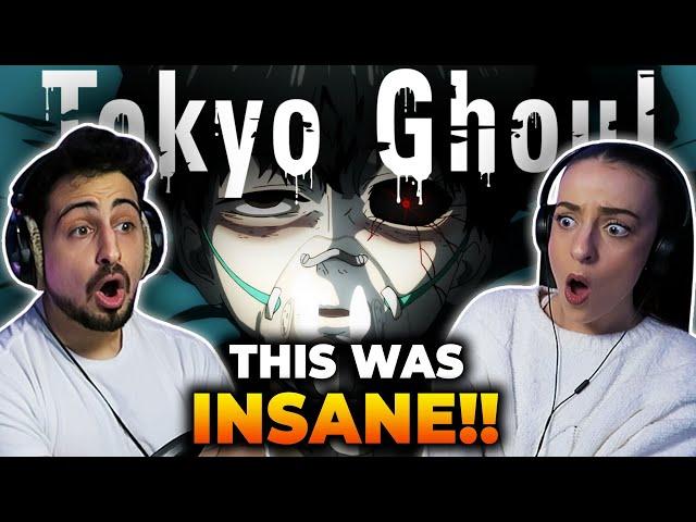 OUR FIRST TIME WATCHING *TOKYO GHOUL* .... and it was INSANE (REACTION)