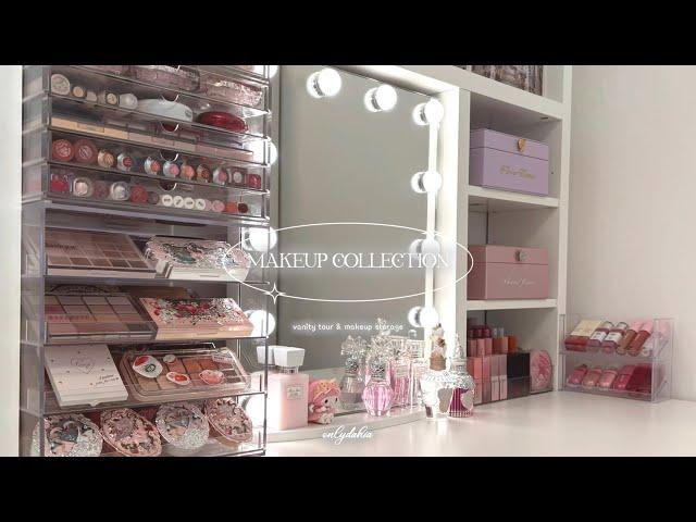 FULL makeup collection ⋆𐙚₊˚⊹ | vanity tour & makeup organization 