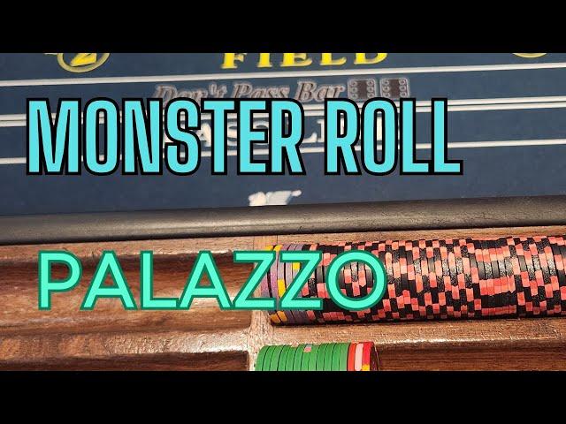 A monster 38 rolls at Palazzo. From $320 to $7k+ in 20 minutes #craps #vegas #vegasdaytripper