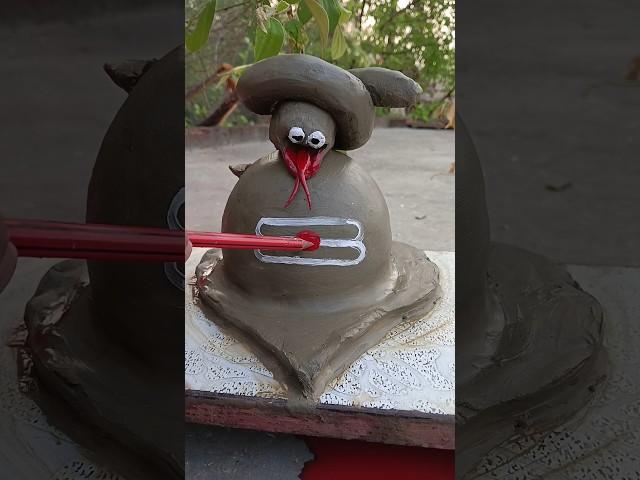 new design shivling making how to make shivling from claymahadev viral status mahadev song#shorts