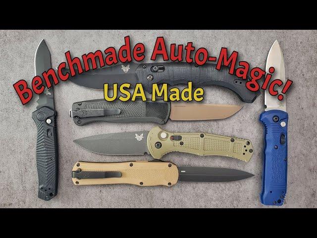 Benchmade Auto Blade Round-up!  Some Versatile Automatic Knives, USA Made!