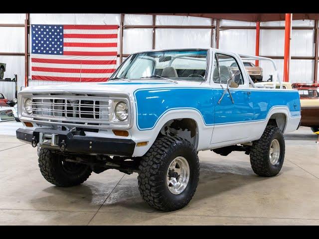 1975 Dodge Ramcharger For Sale - Walk Around Video (30K Miles)