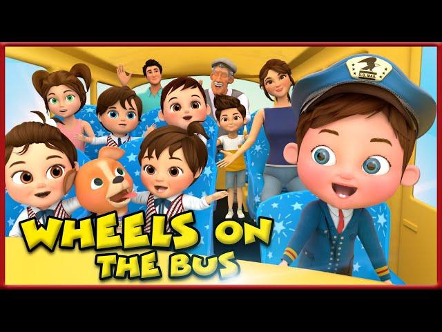 Wheels on the Bus - Extended Edition + More Kids Songs | Nursery Rhymes | Banana Cartoon 3D