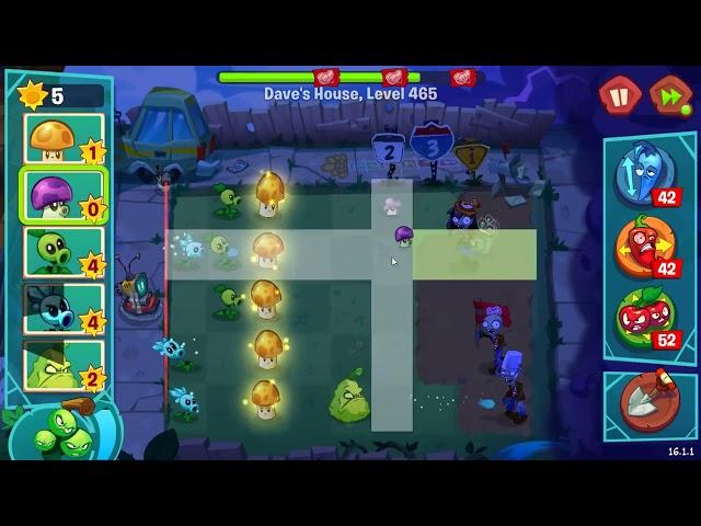 Plants vs Zombies 3 Level 465 - NO BOOSTERS WALKTHROUGH GAMEPLAY  | SKILLGAMING ️