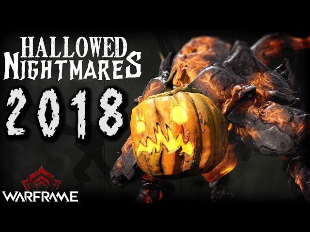 Warframe | Tactical Alert: Hallowed Nightmares 2018 Walkthrough