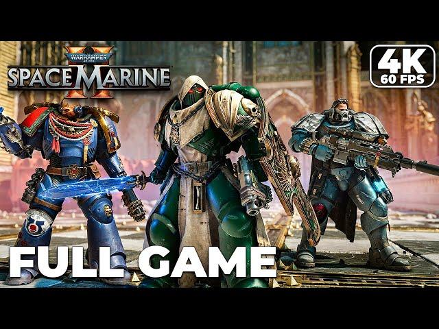 Warhammer 40K Space Marine 2 - Full Game Walkthrough | Ultra Graphics 4K 60FPS Cinematic Gameplay