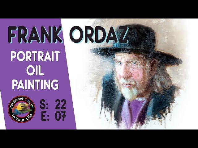 Painting Portraits with Oil Paint with Star Wars Artist Frank Ordaz | Colour In Your Life