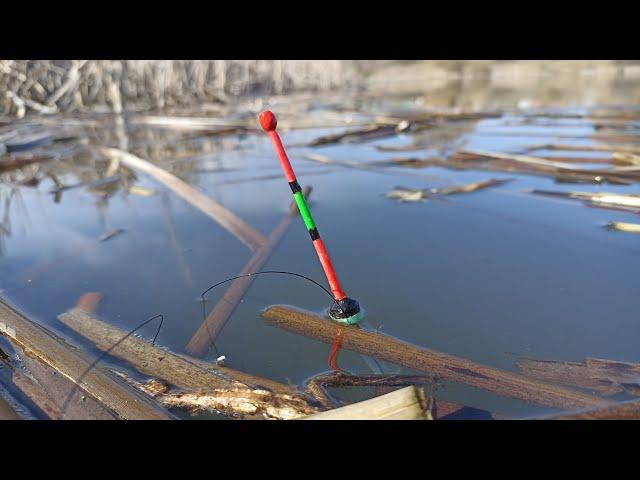 FISHING FLOAT from a medical syringe