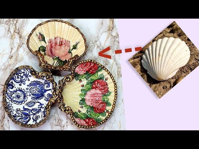 DIY/Beautiful Idea with Seashells / Home decor