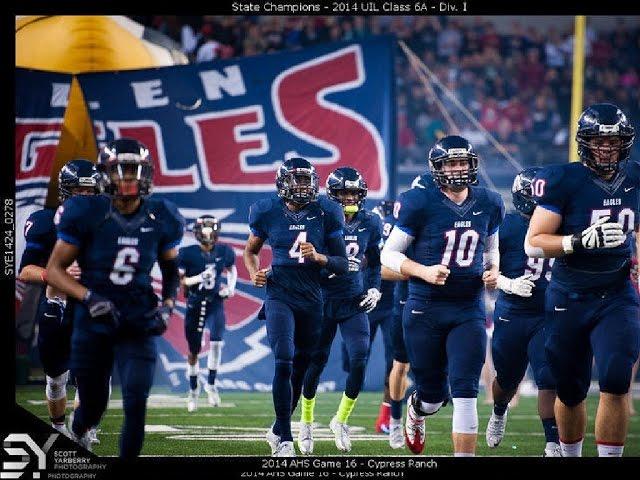 2014 Allen Eagles vs Cypress Ranch State Championship highlights & Kyler Murray award presentation