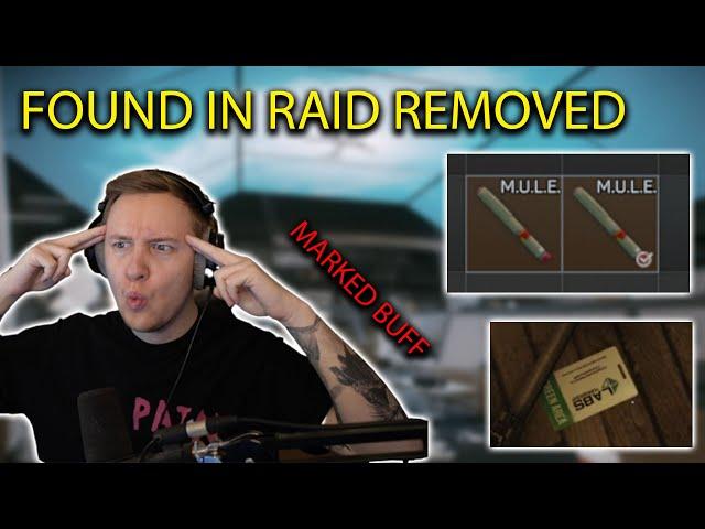 Big Event - Found in raid removed, Inertia reduced, Marked rooms buffed