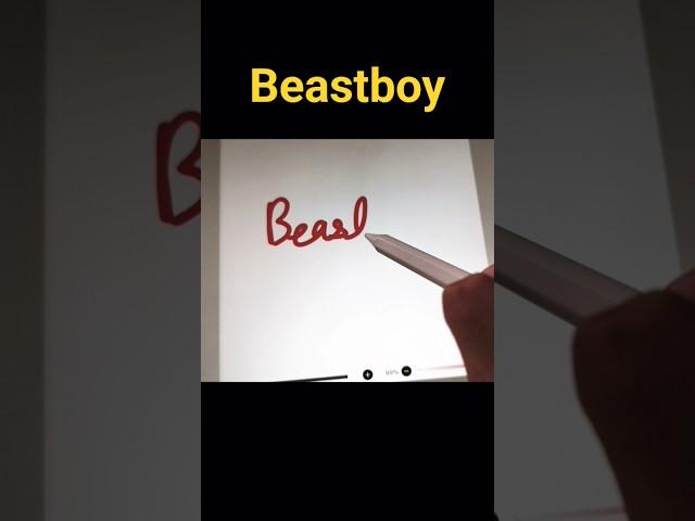 How to write Beastboy in cursive#Calligraphy for beginners#Simply cursive handwriting#shorts