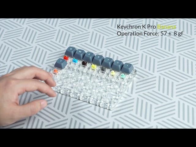 Keychron K Pro Switch Sound Test