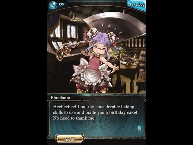 Granblue Fantasy Birthday Message Elmalaura