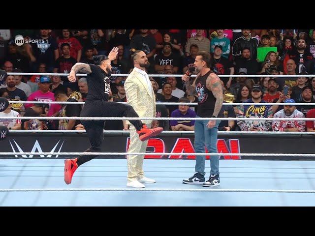 Roman Reigns returns and destroy seth Rollins on raw - wwe raw highlights today