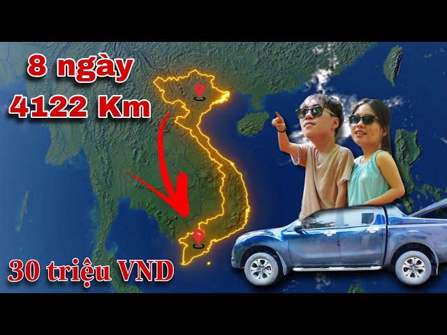 Dương KC | Thử Thách 200 Giờ Đi OTo 4.000 KM Từ Bắc Vào Nam