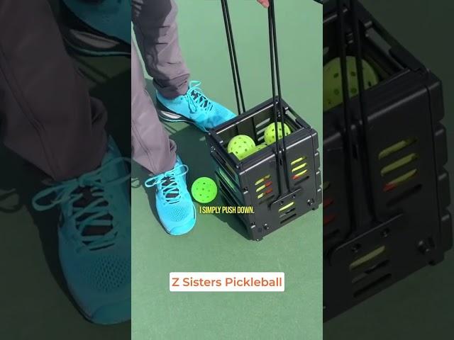 Pickleball Caddy is Your Best Friend for Practice, Drilling and Picking Up the Balls