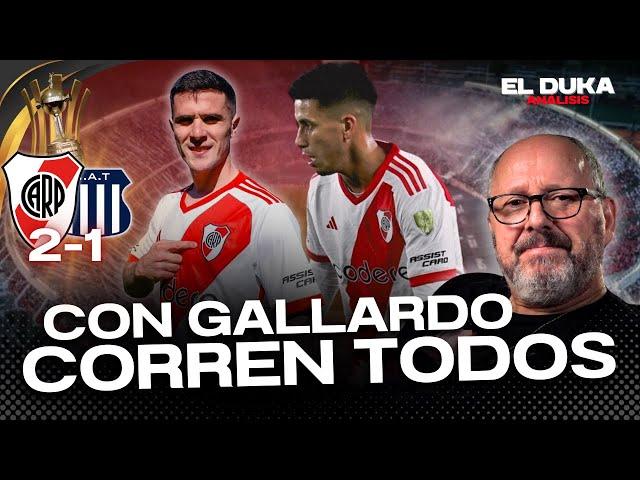 CON GALLARDO CORREN TODOS - River vs. Talleres (2-1) - ELDUKA