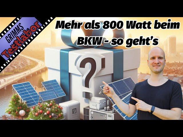 Mit dem BKW +2.000 Watt im Haushalt nutzen