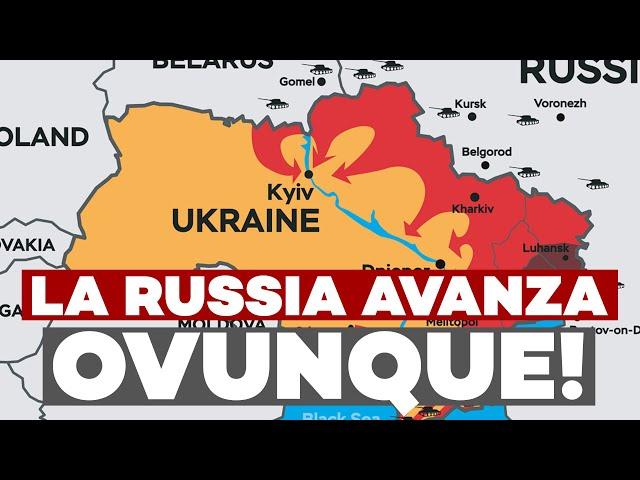 La Russia sfonda il fronte Ucraino e avanza OVUNQUE. La stampa occidentale TACE!