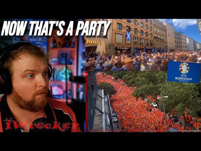 NFL Fan Reacts to EURO Opening Games - Fans Take Over The Streets