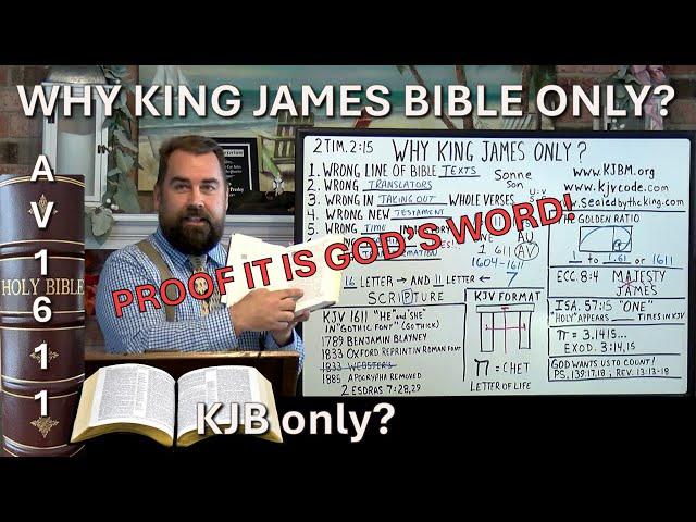 Why King James Only? #kjv #kjb #kingjames #kjvonlyism #kjvonly #kjvbible #kjvscripture #kjvoice