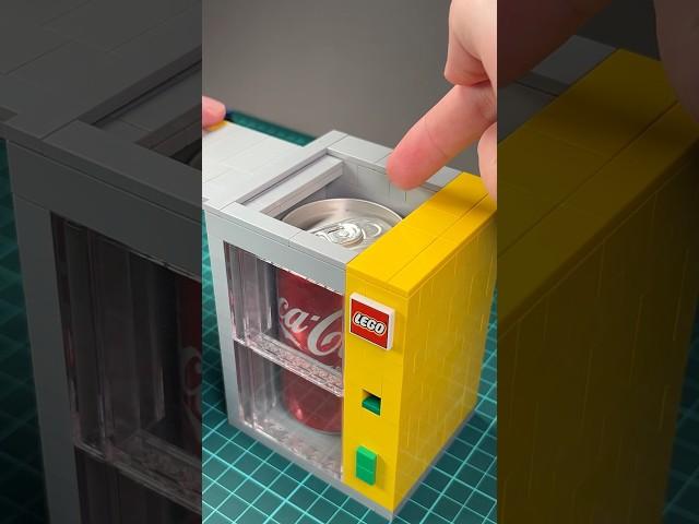 Working Lego Soda Vending Machine with Safe #lego