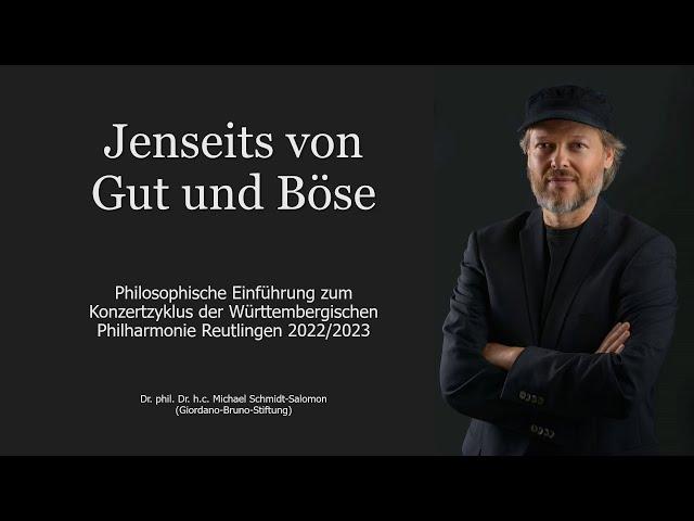 Jenseits von Gut und Böse. Philosophische Einführung von Dr. phil. Dr. h.c. Michael Schmidt-Salomon