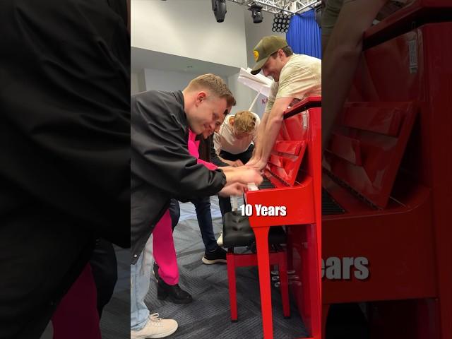 1 second vs. 10 YEARS playing piano #shorts #piano