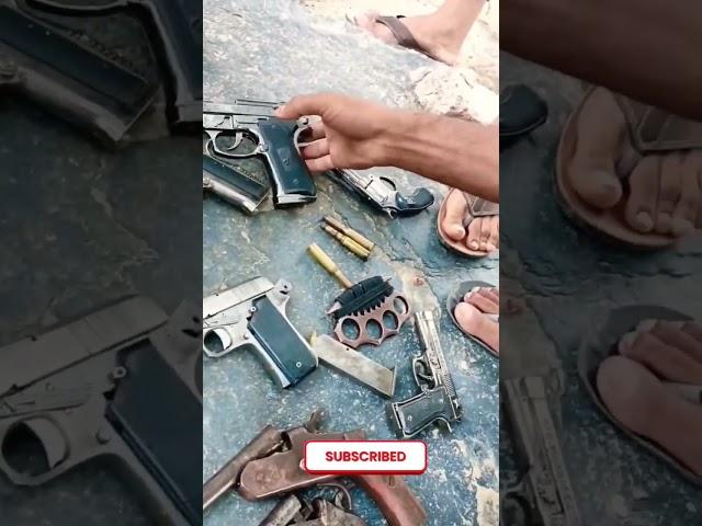 हथियारों ️का जखीराkatta desi pistol firing Status Durlabh kashyap  king of ujjain#shorts