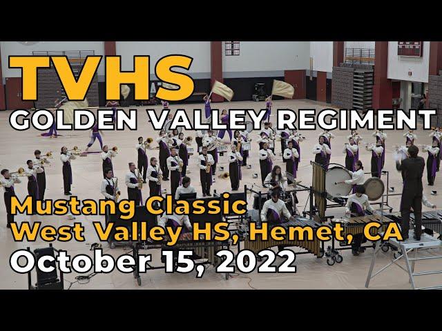 TVHS Band and Color Guard October 15, 2022 - Mustang Classic