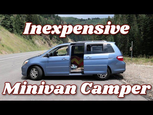 Inexpensive No-Build Minivan Camper Setup