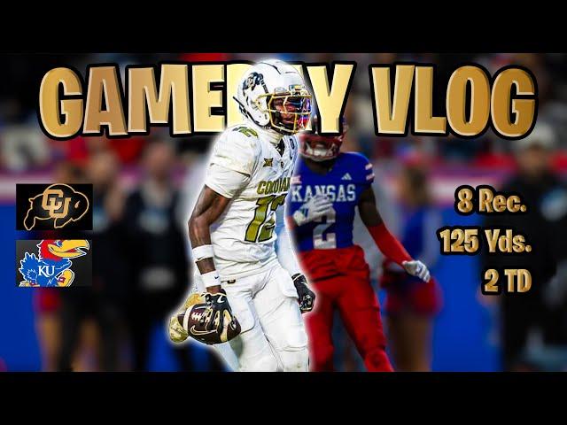 Travis Hunter Goes Off For 125 YDS AND 2 TDS Despite the Buffs Falling to Kansas (GAMEDAY VLOG)