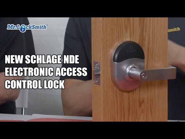 New Schlage NDE Electronic Access Control Lock | Mr. Locksmith Video