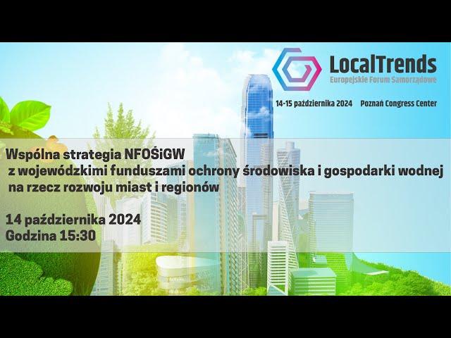 Wspólna strategia NFOŚiGW z WFOŚiGW na rzecz rozwoju miast i regionów