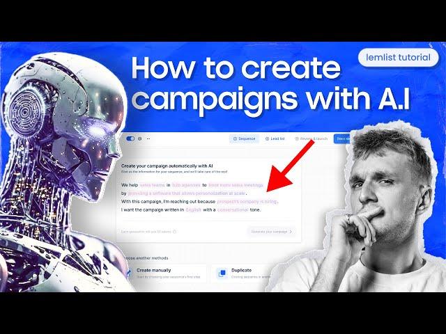How to create campaigns with AI [lemlist tutorial]