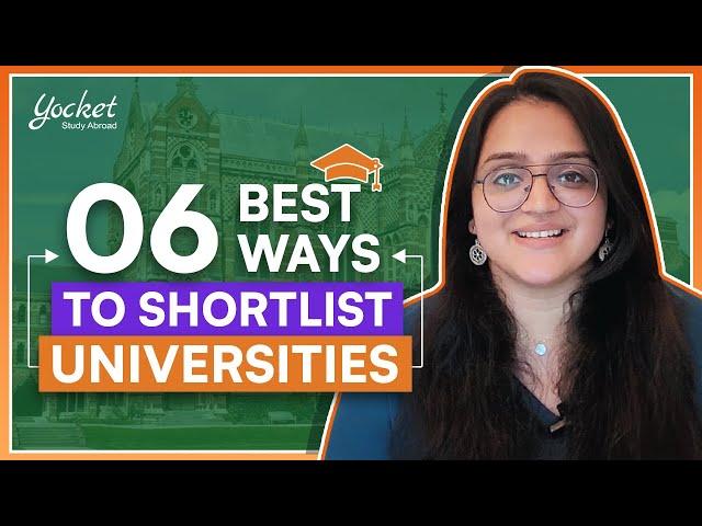 How To Shortlist Universities for MS in US | University Shortlisting Tips | Yocket