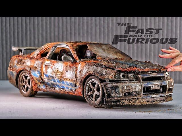 Restoration Abandoned Nissan Skyline GT-R R34