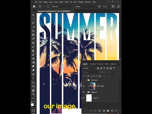 Poster Graphic Design Idea in Photoshop | Photoshop Tutorial #shorts #photoshop