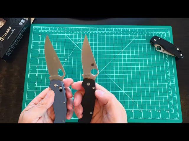 Head to Head - Spyderco Para 2 vs Ganzo G729