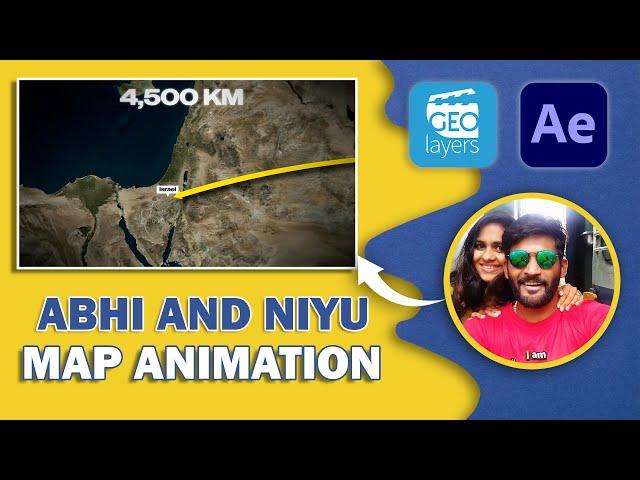 How to Edit Videos Like Abhi and Niyu Map Animation Geo Layers 3 Map Animation in Hindi @AbhiandNiyu