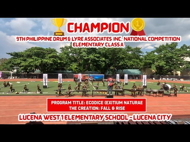 CHAMPION - Lucena West 1 Elementary School of Lucena City | 9th PDLAI National Competition