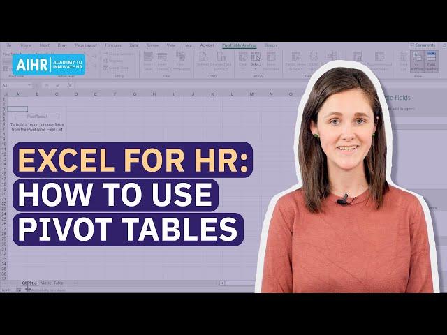 Excel For HR: How to Use Pivot Tables [2023]