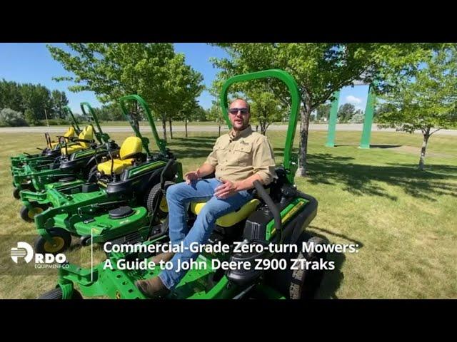 Learn the Differences in John Deere's Commercial-grade Z900 ZTrak Lineup