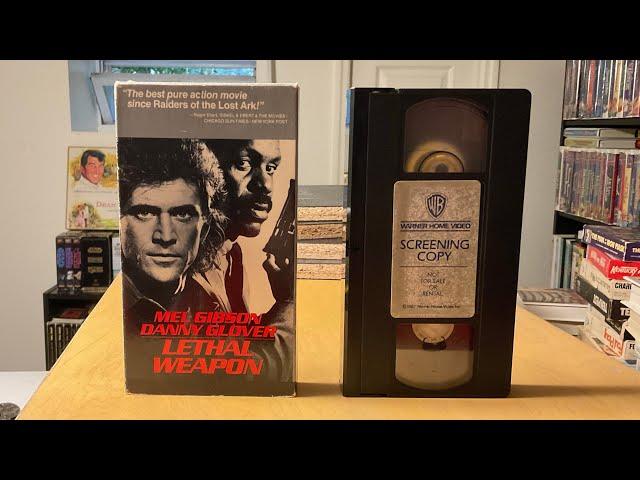 Opening to Lethal Weapon 1987 Demo VHS [Warner Home Video]