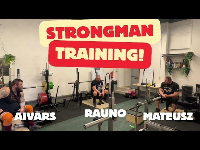 Preparing for Europe Strongest Man with Mateusz and Aivars