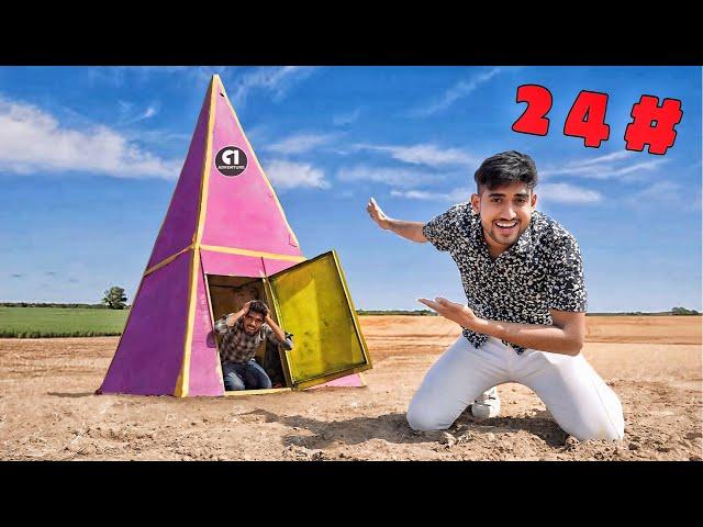 Living in triangular house for 24 hours