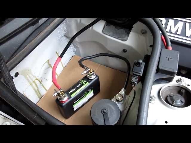 StarkPower, 12V "Ultra" Lithium Starter Battery Demo on BMW 328