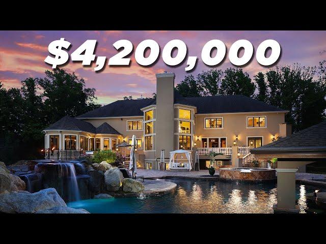 6 Bordens Brook Way, Holmdel, NJ - Inside a $4,200,000 Resort Style Mansion