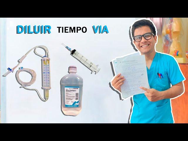 Cómo diluir medicamentos EV - Fácil